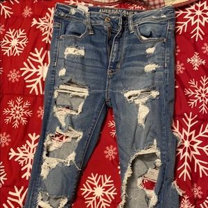 American Eagle high rise jeans